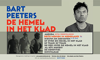 Website 'De Hemel in het Klad' (2008) - Bart Peeters